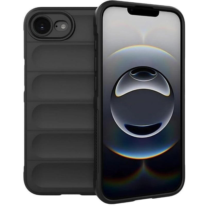 Funda De Silicona Wave Iphone 16e Negro
