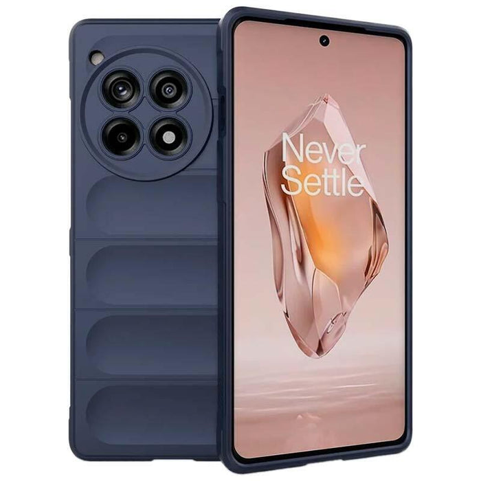 Funda De Silicona Wave Oneplus 12r Azul Oscuro