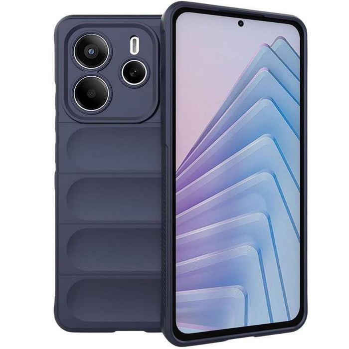 Funda De Silicona Wave Redmi Note 14 5g Azul Oscuro