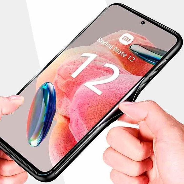 Funda De Silicona Xiaomi Redmi Note 12 4g Magnetic Shockproof Azul