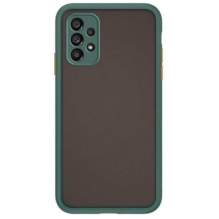 Funda Dual Mate Samsung Galaxy A33 5g A336 Verde+Naranja