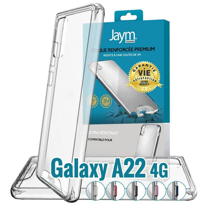 Funda Flexible Reforzada Drop-Test 3 Metros *Garantía De Por Vida* Para Samsung Galaxy A22 4g - Jaym®**
