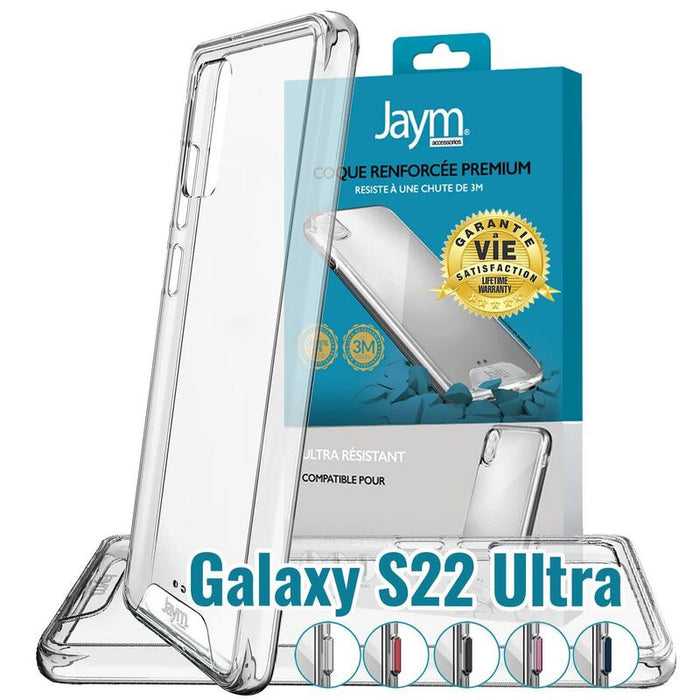 Funda Flexible Reforzada Drop-Test 3 Metros *Garantía De Por Vida* Para Samsung Galaxy S22 Ultra - Jaym® **