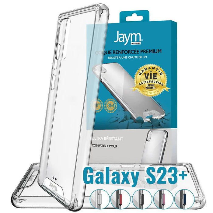 Funda Flexible Reforzada Drop-Test 3 Metros *Garantía De Por Vida* Para Samsung Galaxy S23 Plus - Jaym®**