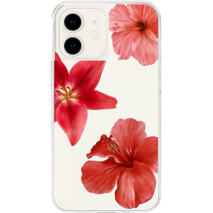 Funda Floral Rojo Tropical Style Para Iphone 16