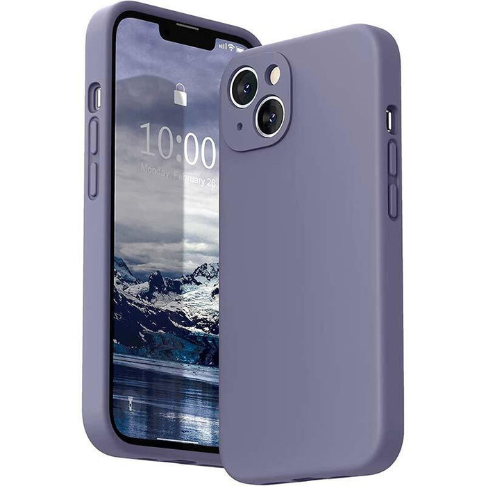 Funda Iphone 13 Square Liquid Premium Lavanda