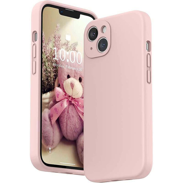 Funda Iphone 13 Square Liquid Premium Rosa