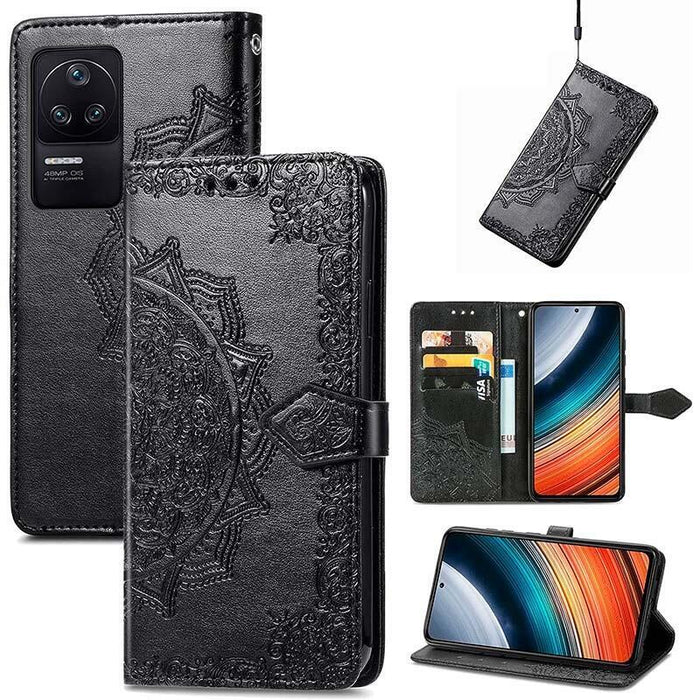 Funda Libro Mandala Xiaomi Poco F4 Negro