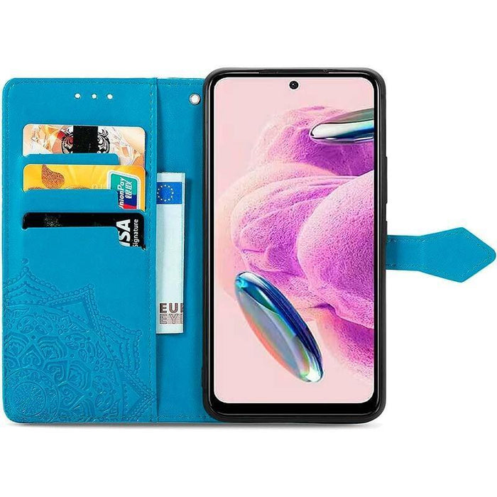 Funda Libro Mandala Xiaomi Redmi Note 12s Azul