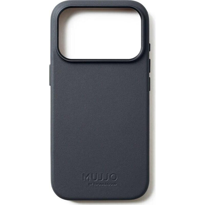 Funda  Mujjo Full Leather Case Magsafe Para Iphone 17 Pro Gris