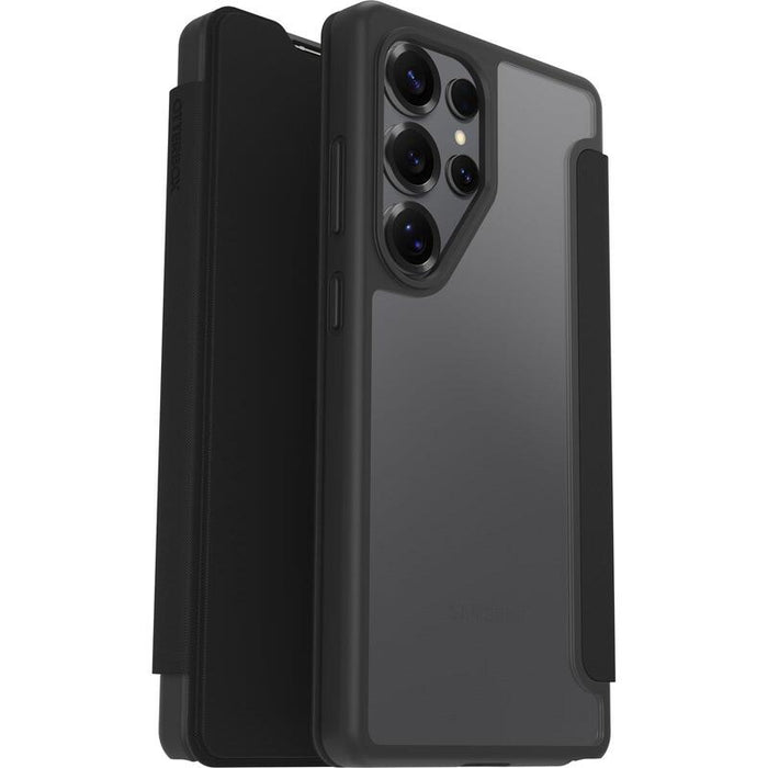 Funda  Otterbox React Folio Series Cristal Negro Para Samsung Galaxy S25 Ultra