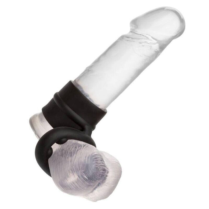 Funda Para El Pene California Exotics Alpha Dual Magnum Ring Negro