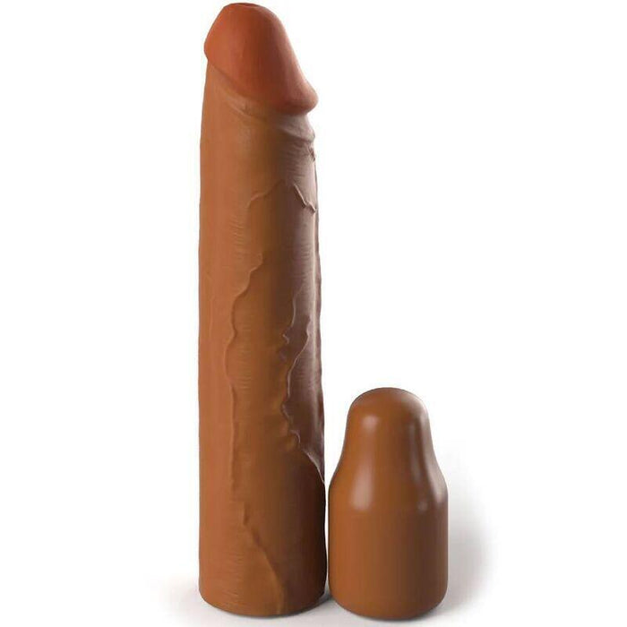 Funda Para El Pene Pipedreams Sleeve 20,32 Cm + 5,00 Cm Inch Plug Caramel
