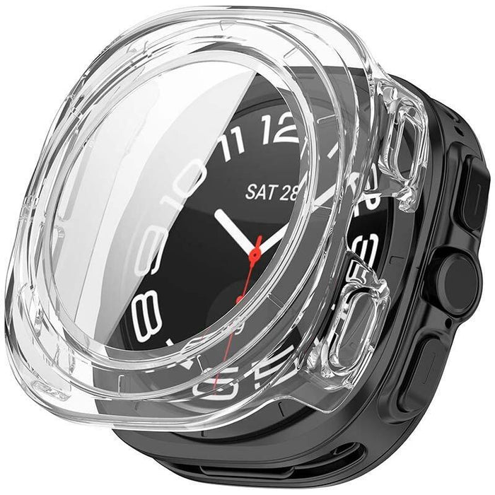 Funda Pc + Cristal Templado Samsung Galaxy Watch Ultra 47mm Transparente
