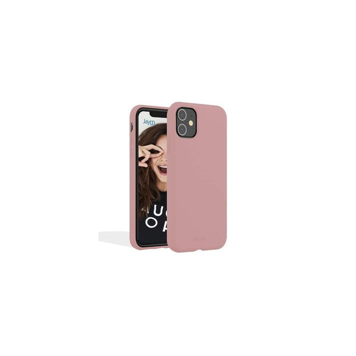 Funda Premium De Silicona Y Microfibra Compatible Magsafe Para Apple Iphone 13 Pro Rosa Sable - Jaym® Classic® **