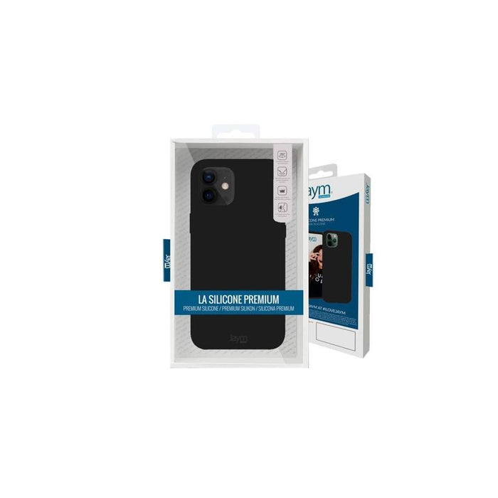 Funda Premium De Silicona Y Microfibra Compatible Magsafe Para Samsung Galaxy S25 Negro - Jaym® Classic®