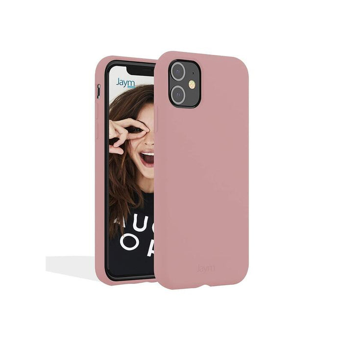 Funda Premium De Silicona Y Microfibra Para Apple Iphone 13 Mini Rosa Sable - Jaym® Classic® **