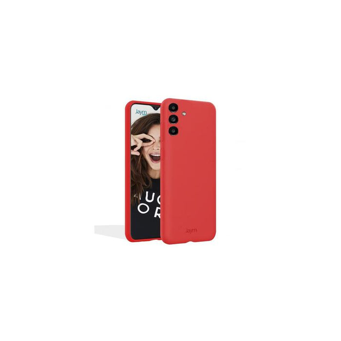 Funda Premium De Silicona Y Microfibra Para Samsung Galaxy A54 5g Rojo - Jaym® Classic® **