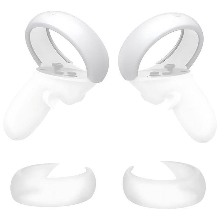 Funda Protectora Para Mandos Kiwi Design Q26-2.1 Para Meta Quest 2 Blanco