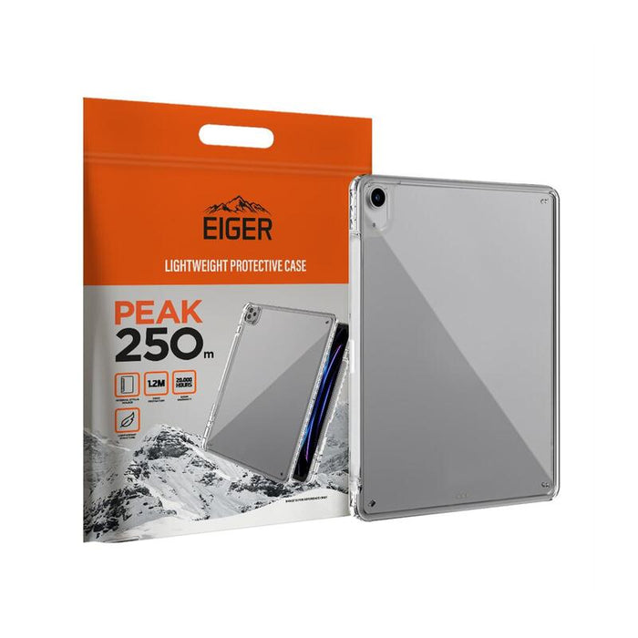 Funda Reforzada Transparente Con Compartimento Para Lápiz Táctil Para Apple Ipad Pro 13 (2024 - 2025) - Eiger®