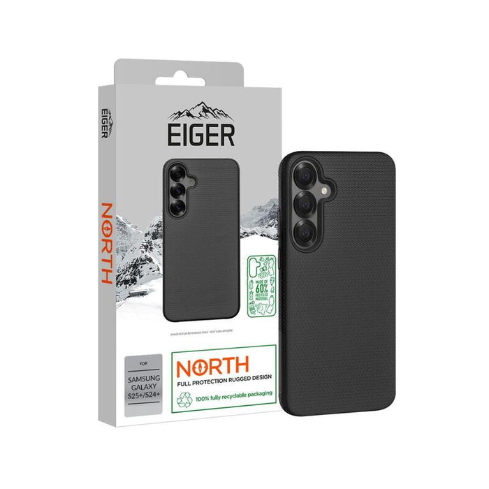 Funda Rígida Negra Magsafe Ultra-Reforzada Polycarbonate *Drop-Test 4 Metros* Para Samsung Galaxy S26 Plus - Eiger®