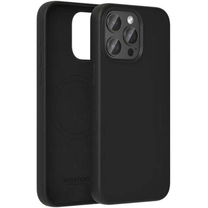 Funda Silicona Con Magsafe Vention Kudb0-30 Compatible Con Iphone 13 Pro Negro
