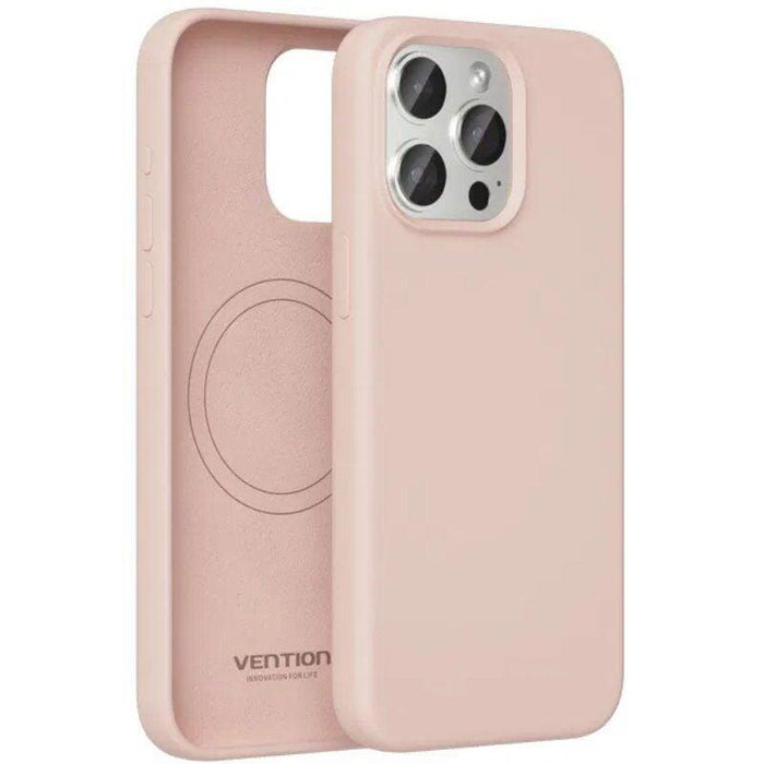 Funda Silicona Con Magsafe Vention Kuep0-30 Compatible Con Iphone 14 Pro Rosa