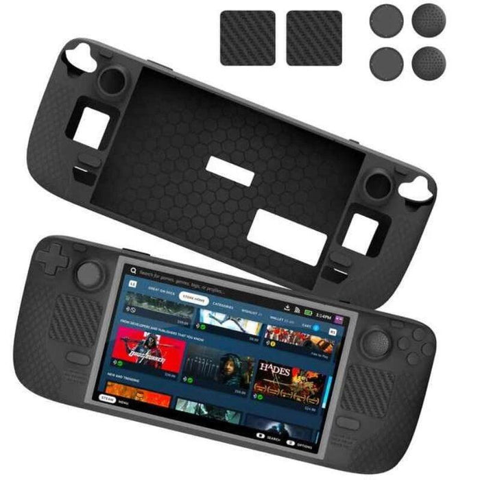 Funda Silicona Negra Para Steam Deck / Steam Deck Oled