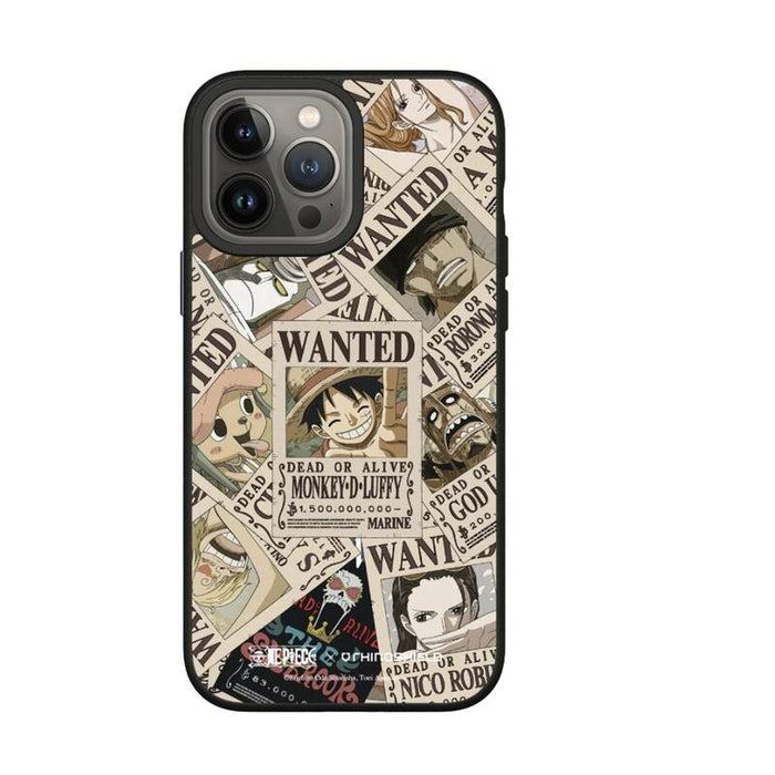 Funda Solidsuit Para Apple Iphone 13 Pro - Negro - One Piece - Straw Hat Crew Wanted - Rhinoshield(Tm) **