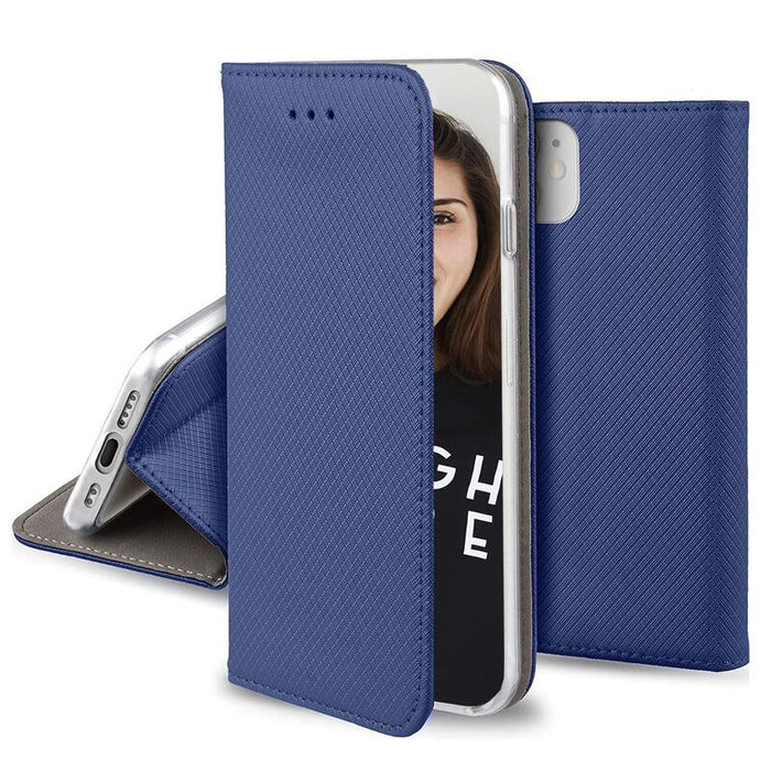 Funda Tipo Libro Con Soporte Magnética Azul Compatible Samsung Galaxy S24 Fe - Jaym®