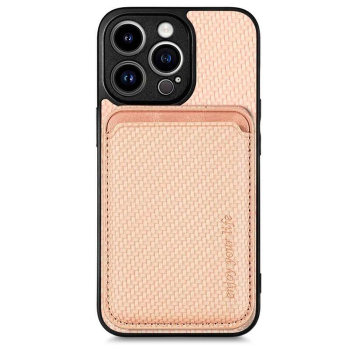 Funda Wallet Apple Iphone 15 Pro Max Beige Con Magsafe Y Cartera