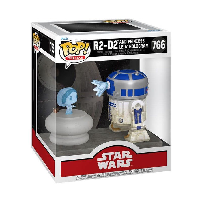 Funko Pop Deluxe Star Wars Rd D2 W Princess Leia