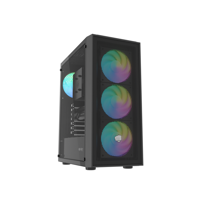 Fury Shobo Sh8f Pc Case Midi Rgb Tower, Black