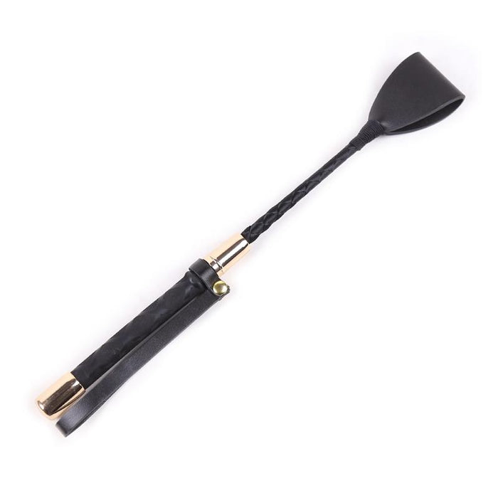 Fusta Clásica Negro Y Dorado 30 Cm
