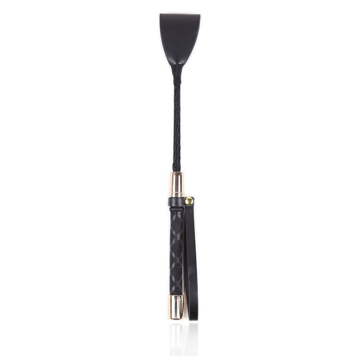 Fusta Clásica Negro Y Dorado 30 Cm