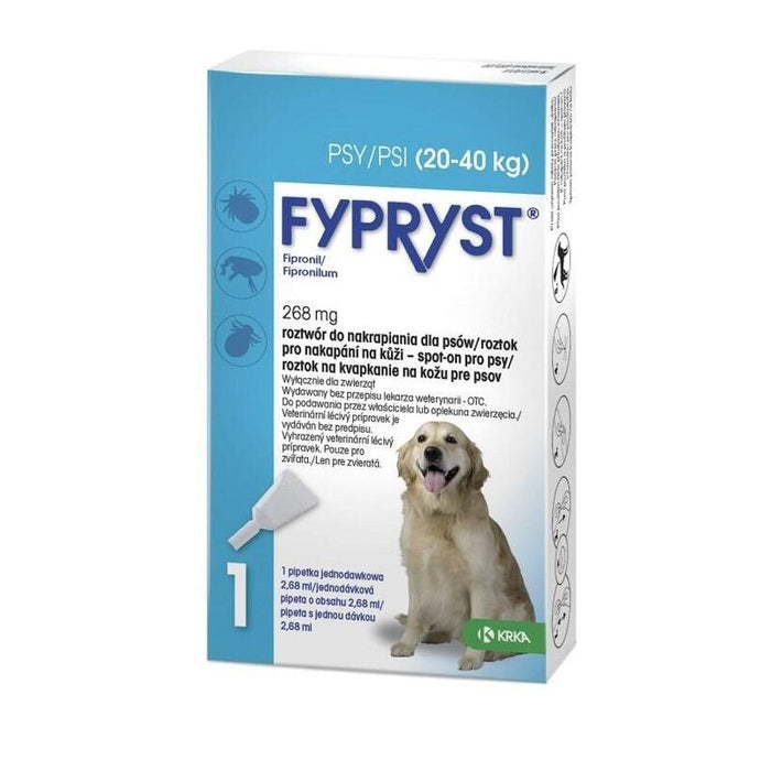 Fypryst 268 Mg Pies 20-40 Kg 1 Pipeta