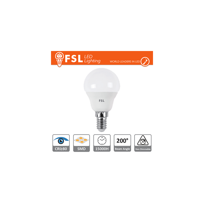 G45 - 7 5w 6500k E14