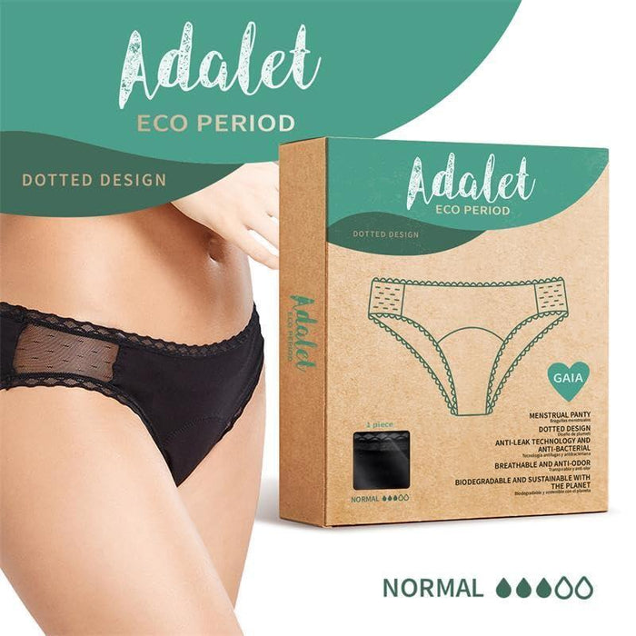 Gaia Braguita Menstrual Absorción Normal Talla (Interno):Xl