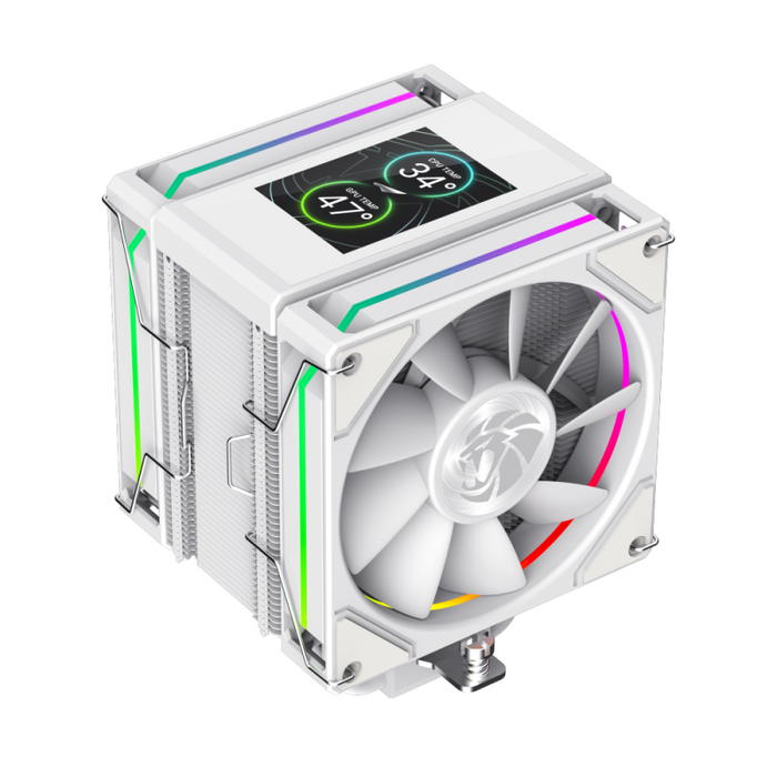 Gamemax  Cpu Air Cooler  Sigma 620 Lcd  White