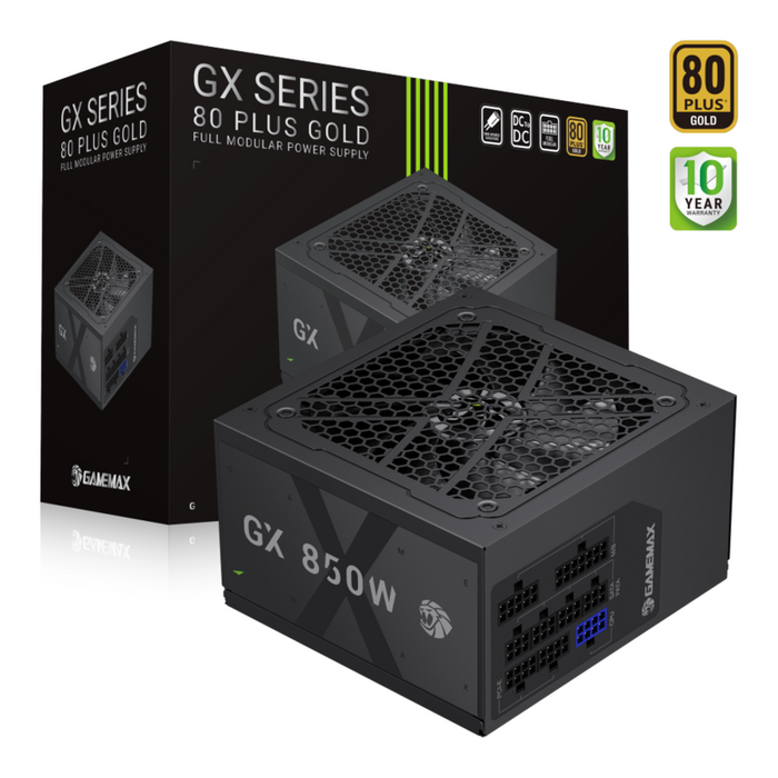 Gamemax  Psu  Gx 850gf  850w  Gold  Full Modular