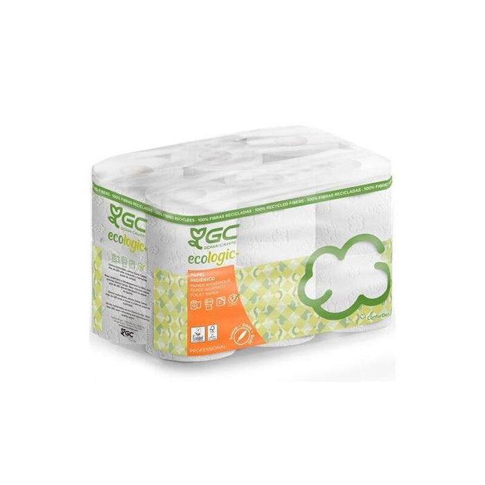 Gc Ecologic+ Papel Higiénico Ecologic 200/22,4m Fsc Doble Capa Pack 12 Rollos Reciclado Blanco