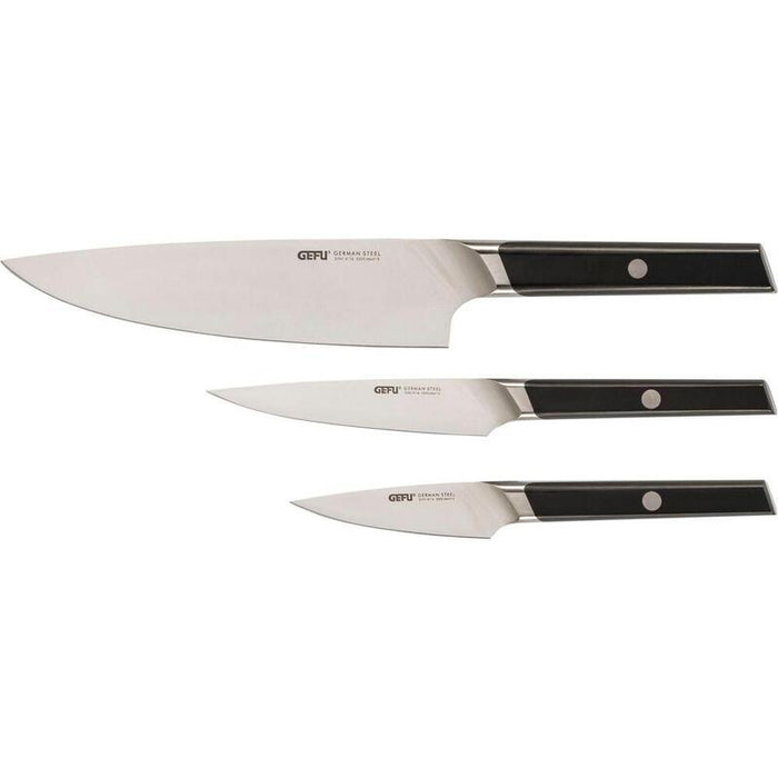 Gefu Acuro Messer-Set 3-Tlg. Koch-, Allzweck Und Gemüsemesser