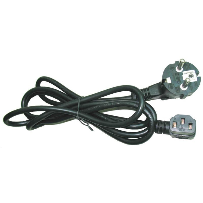 Gembird Cable De Alimentacion Schuco A C13 Acodado 1.8m Negro  Pc-186a-Vde