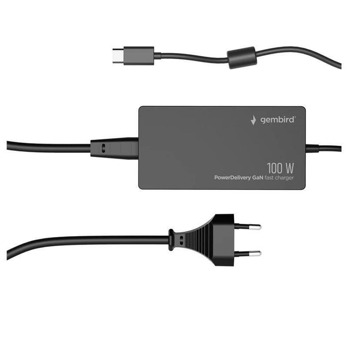 Gembird Cargador Rápido Usb-C Gan P.Delivery 100w