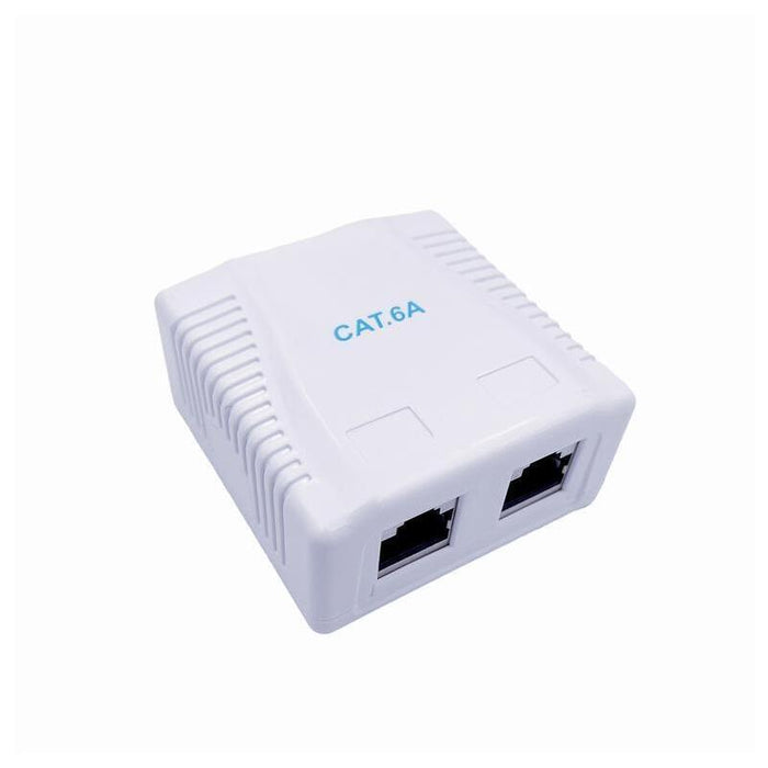 Gembird Cat6a Ftp 2-Port Surface Mount Box