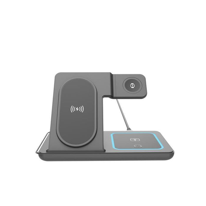 Gembird Ta-Wpc31s-01-Bk 3-In-1 Foldable Wireless Charger Stand, 15 W, Samsung Watch, Black