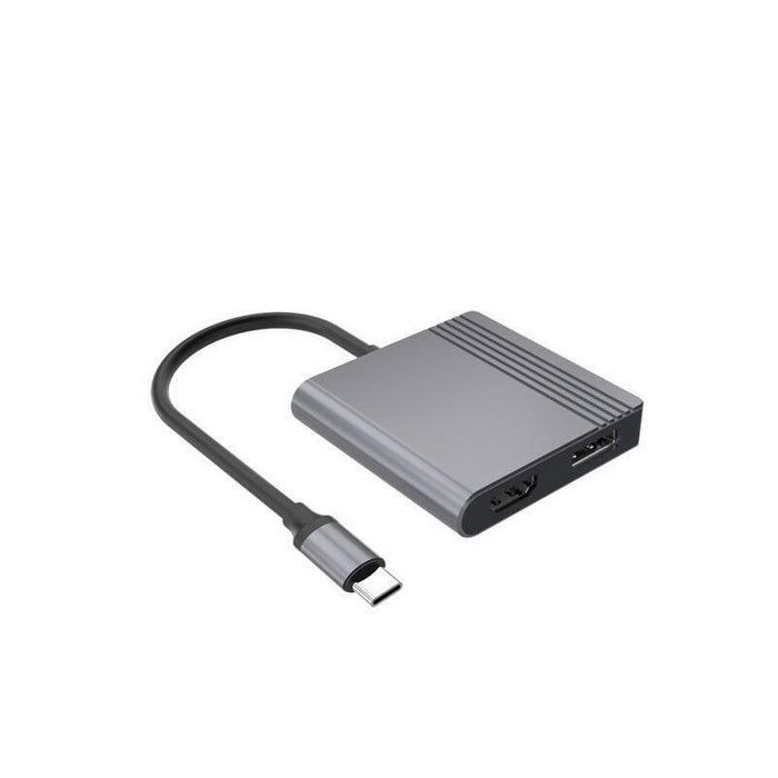 Gembird Usb-C To Hdmi + Dp Adapter 4k 60hz Black