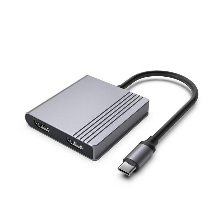 Gembird Usb Tipo C 3-In-1 Multi-Port Adapter Usb Port + Hdmi + Pd Space Grey