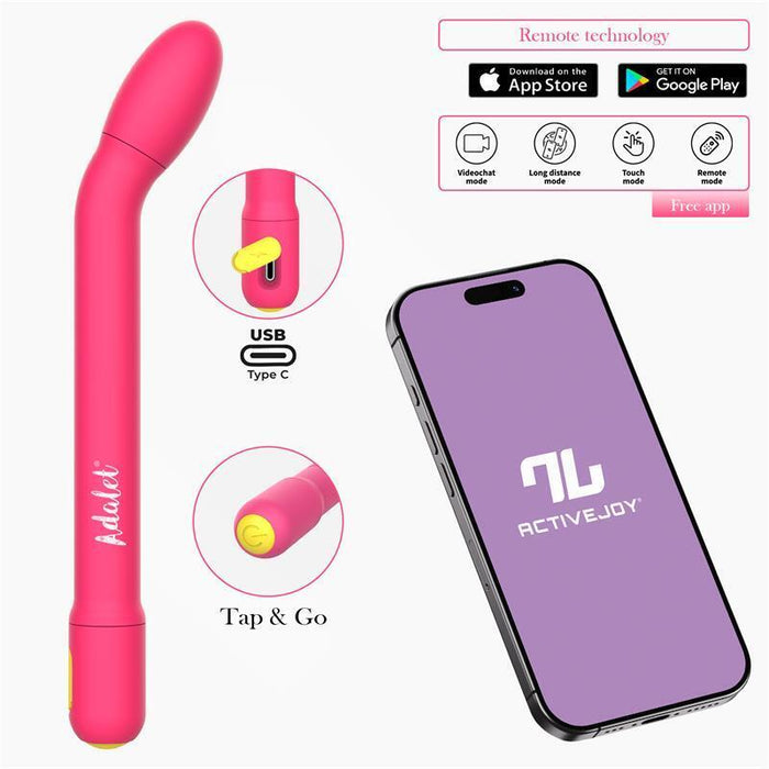 Gently Estimulador Punto G Con App Rosa