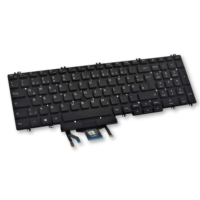 German 103 Layout Keyboard  With Backlit Keys Keys Backlit